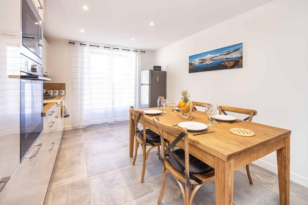 Appartement Modane Wifi Stationnement Gratuit Buitenkant foto